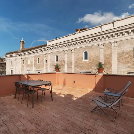 With Terrace In Via Del Pellegrino - Fromhometorome Apartment